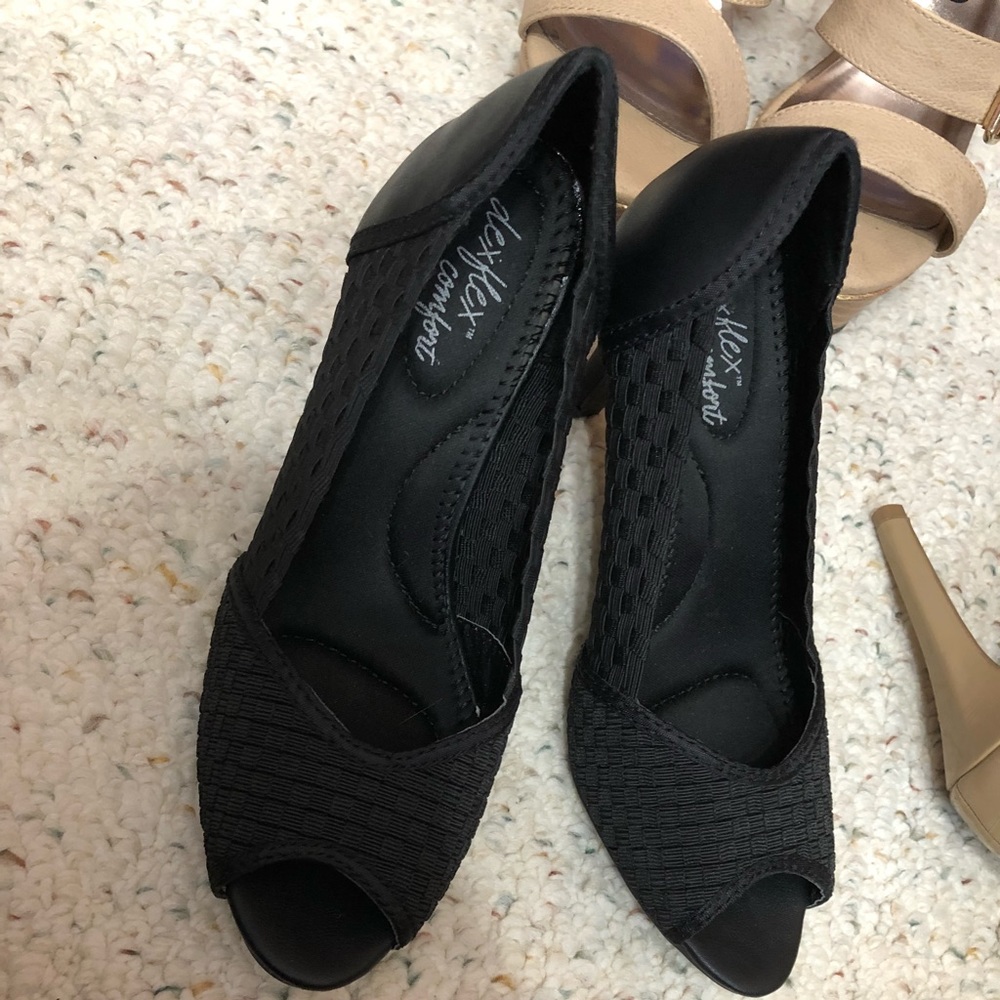 Open toe heels 6